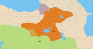 تصویر 6- کشور اورارتو در دوران پادشاهی ساردوری III.
