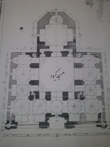 پلان مسجد کبود تبریز