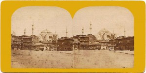 تصویری تاریخی از مسجد ایاصوفیه در بین سالهای 1865 الی 1870 میلادی